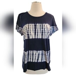 Hatley Emma Tee-Waterside Tie-Dye Shirt - Sz Med